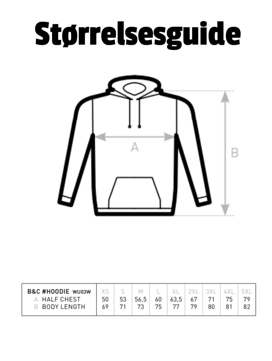 #Hoodie fra B&C - Vegansk - Image 3
